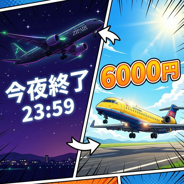 ZIPAIR Last Chance & IBEX Sale Start