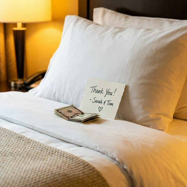 ホテル 枕元のチップ