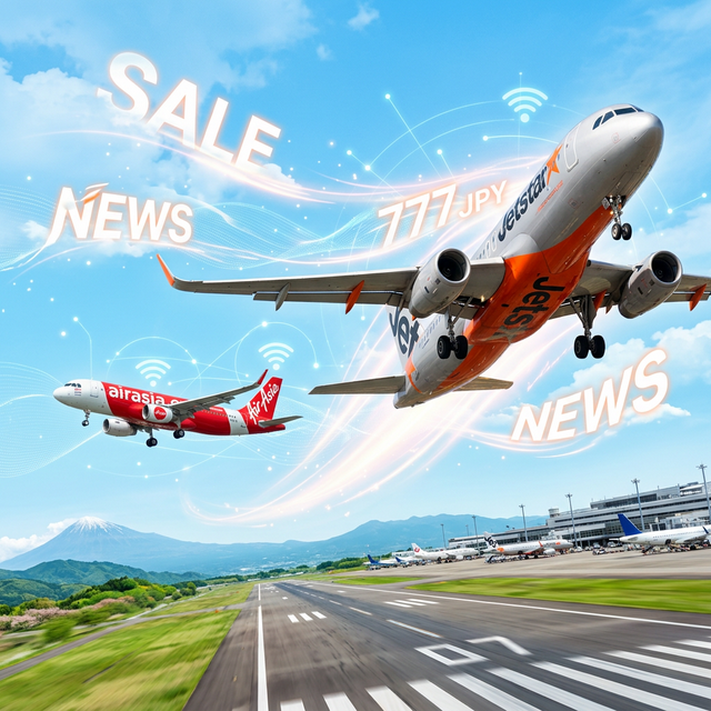 March LCC Sale Updates: Jetstar, AirAsia, ZIPAIR, Spring Japan