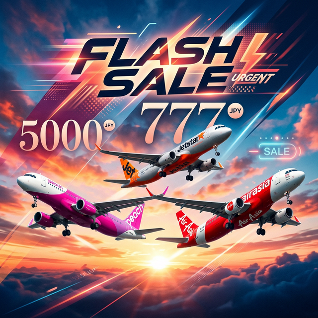 Peach & Jetstar Massive Sale Updates