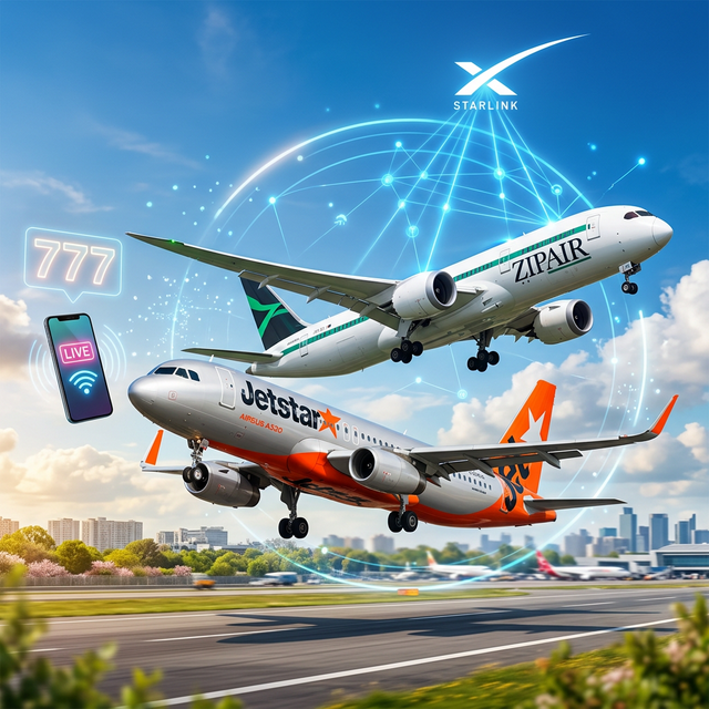 Weekly LCC News: Jetstar 777JPY & ZIPAIR Starlink