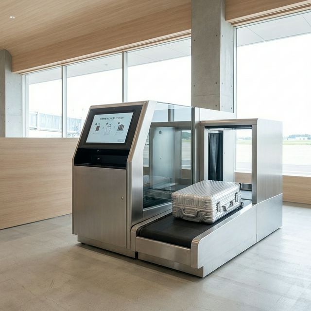 自動手荷物預け機（日本語案内）